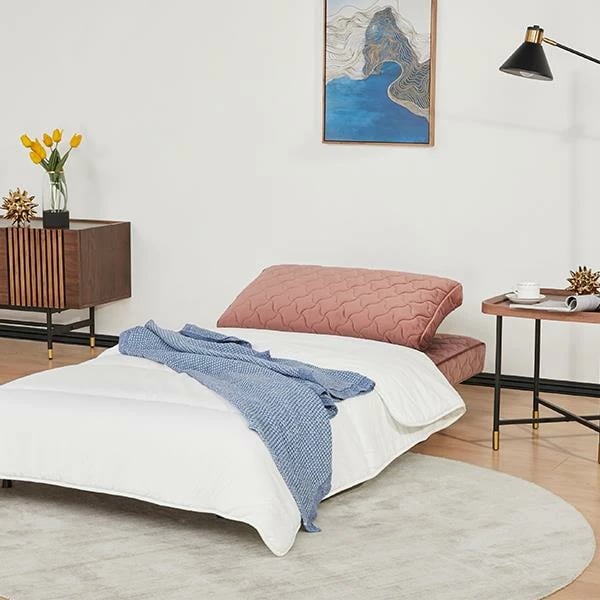 Karrige shtrat Nextdeco Barcelona e qëndisur, Roze e errët