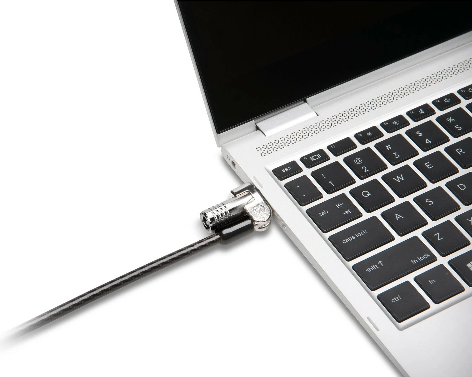 Kabëll sigurie Kensington NanoSaver, me çelës, 1.8m, për laptop, ngjyrë e zezë/inoks