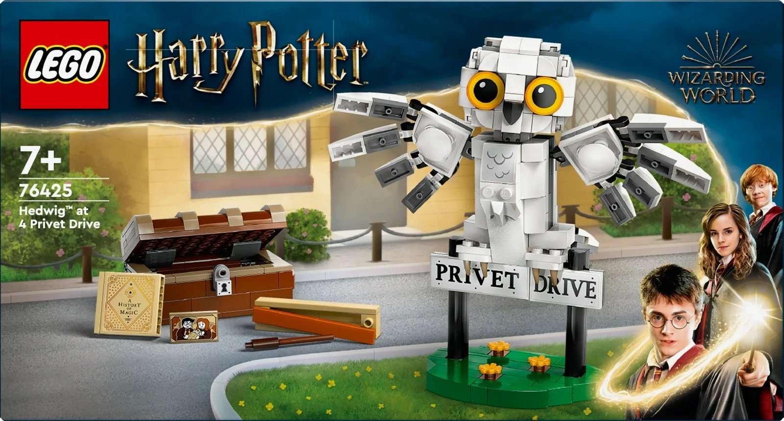 Set LEGO Harry Potter 76425 Hedwig te Privet Drive, 337 pjesë