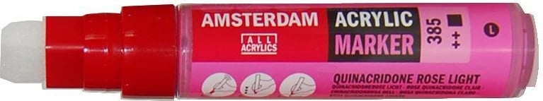 Markerë Talens Amsterdam 385 Quinacridone Rose L i madh, Rozë