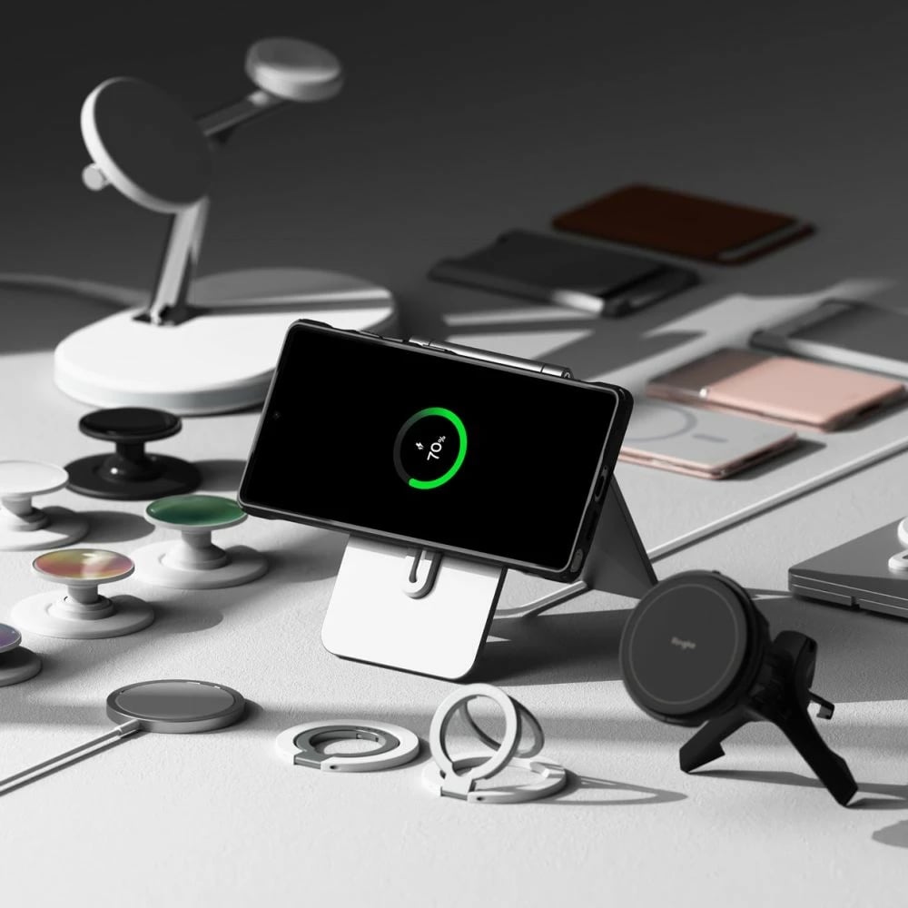 Mbështjellës Ringke Fusion X MagSafe për Samsung Galaxy S25 Ultra, i zi