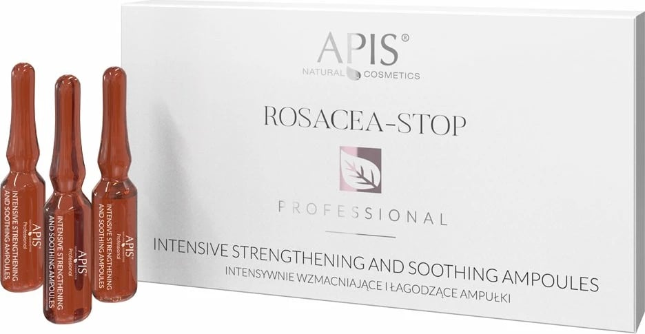 Ampula për fytyrë APIS Rosacea-Stop Intensively Strengthening and Soothing për femra 10x3ml