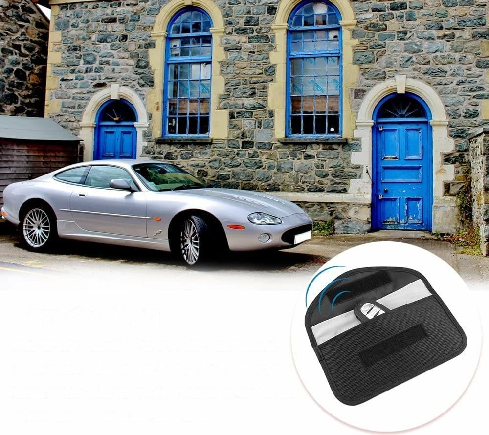 Mbështjellës anti-vjedhje Hurtel Faraday Box, 20x11cm, i zi