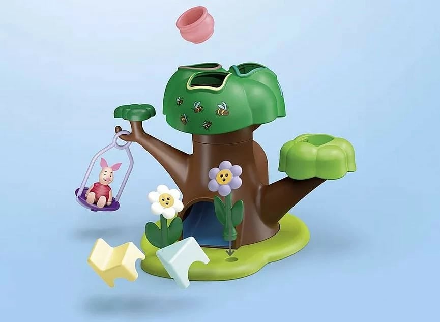 Set figurina Playmobil Junior 71693, Winnie the Pooh dhe Piglet, 17 pjesë