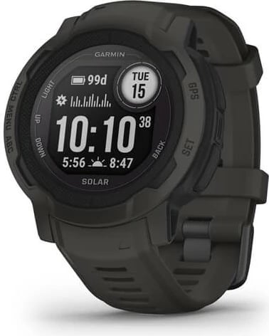 Smartwatch Garmin Instinct 2 Solar, 2.29 cm (0.9"), MIP, GPS, Graphite