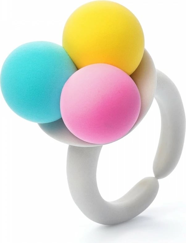 Set kreativ me plastelinë Hey Clay Bijou Sweet Rings, 6 ngjyra, për fëmijë