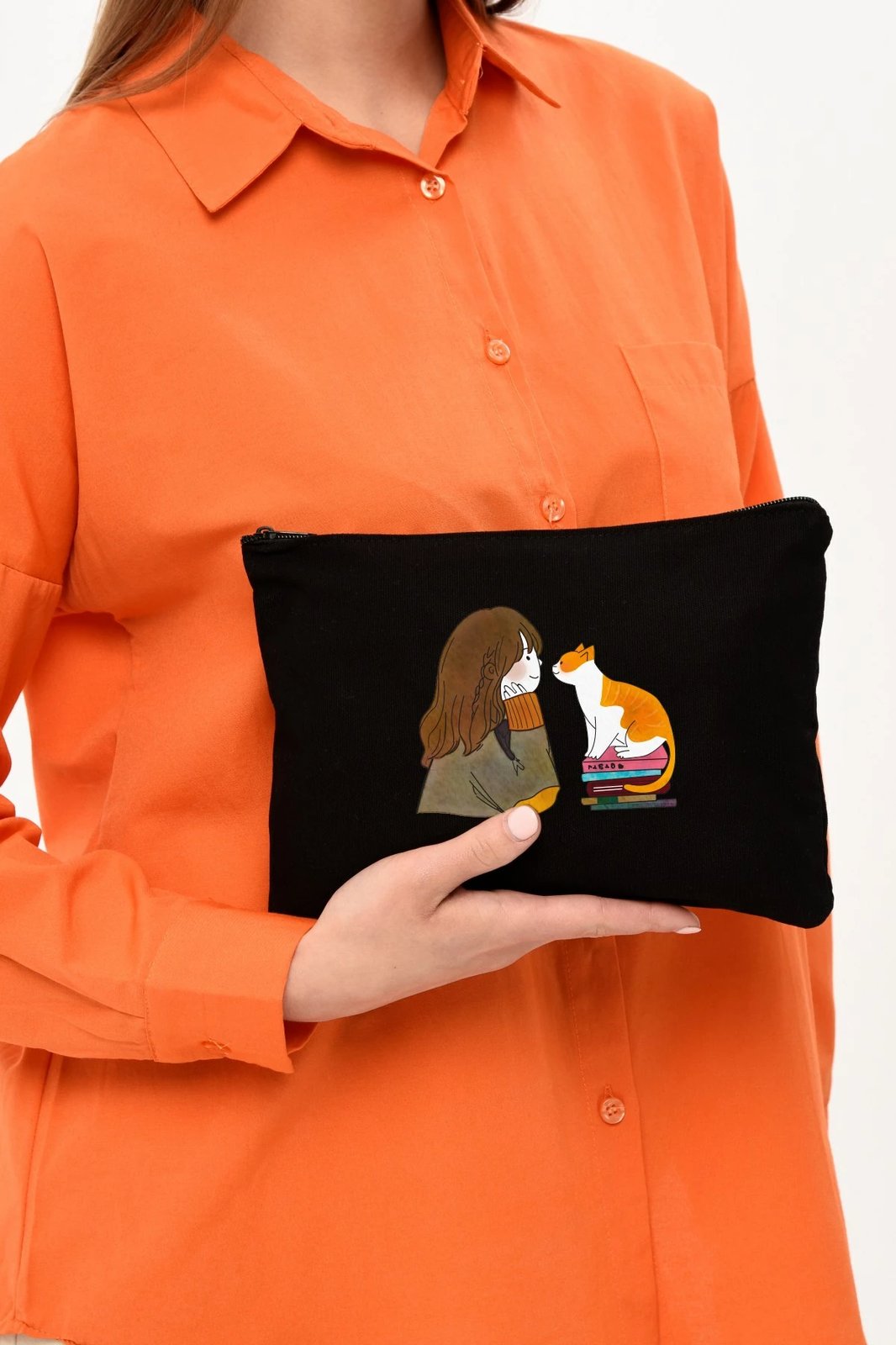 Çantë për make-up Zoozie Bags, e zezë, 25x18cm