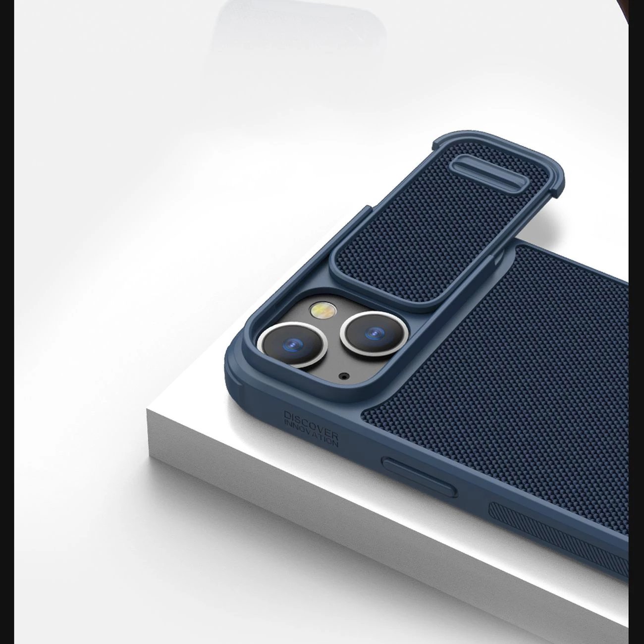 Mbështjellës Nillkin Textured S Case për iPhone 14 Plus, me kapak kamere, i gjelbër