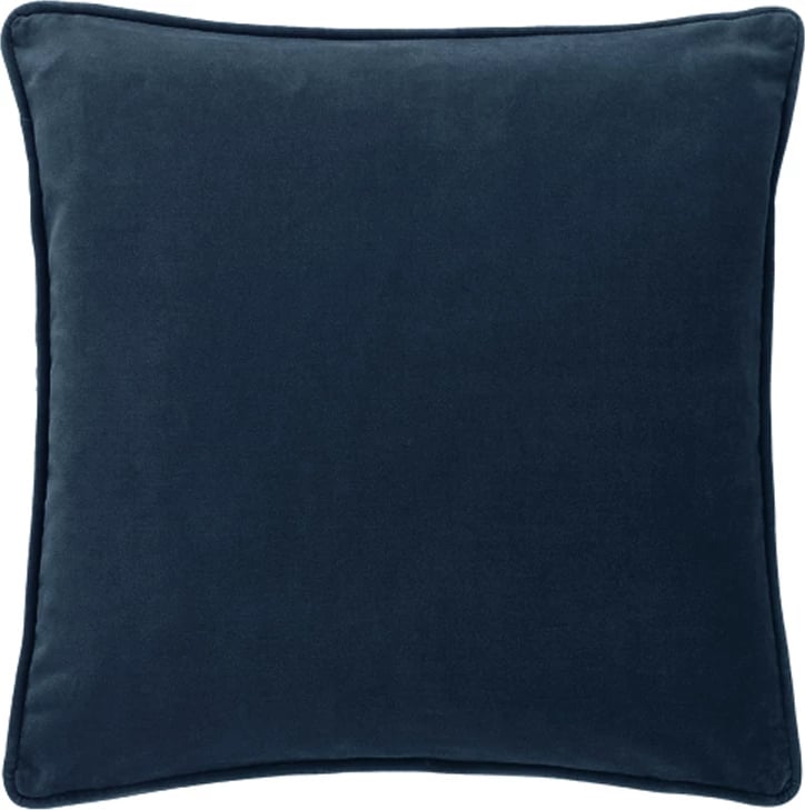 Jastëk dekorativ Simply Gaston, kadife, ngjyrë kaltër, 45x45cm