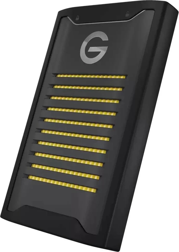SSD i jashtëm Sandisk G-DRIVE ArmorLock 1TB, NVMe, USB-C, i zi