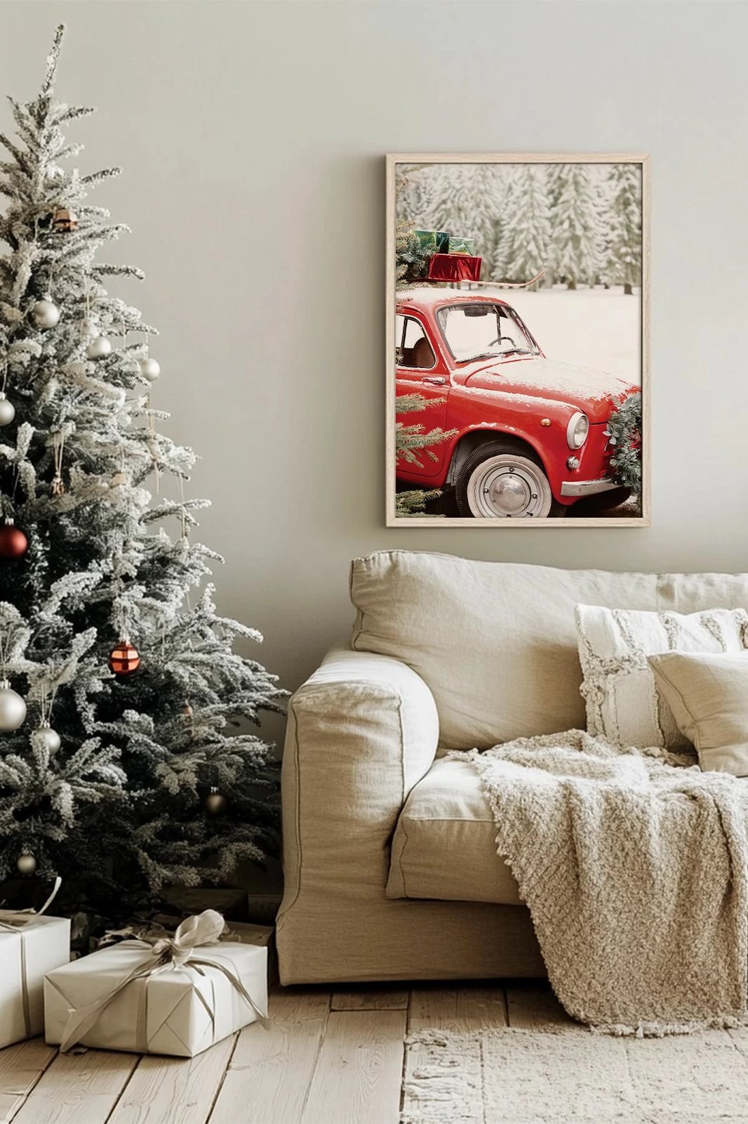 Pikturë dekorative me kornizë, Wallity, Nwyearsngmdl57, shumëngjyrëshe