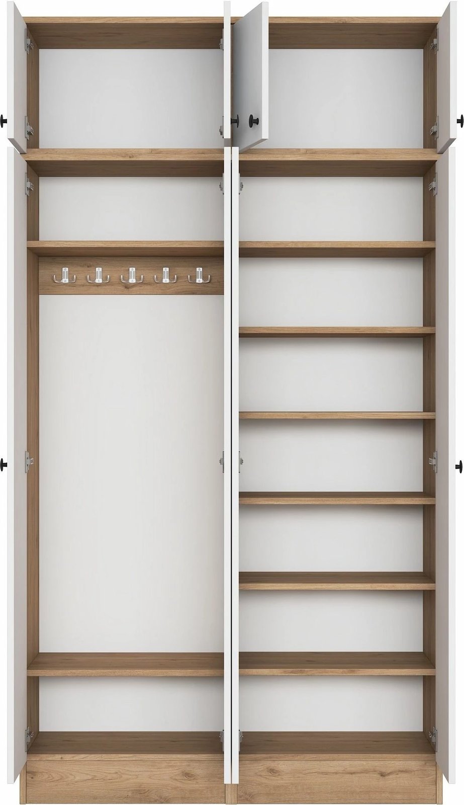 Stendë korridori Skye Decor, ngjyrë arre dhe e bardhë, EA146 - 3883