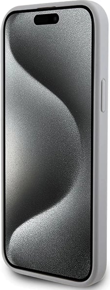 Mbështjellës Guess GUHCP15MPS4DGPS për iPhone 15 Plus 6.7", argjendtë Mbështjellës Guess GUHCP15MPS4DGPS për iPhone 15 Plus 6.7", argjendtë