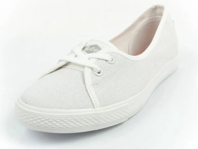 Këpucë femra Lee Cooper, të bardha