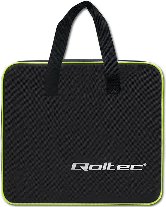 Karikues portativ për makina elektrike Qoltec 52466, 7kW, Type 2, LCD, 5m, i zi/gjelbër