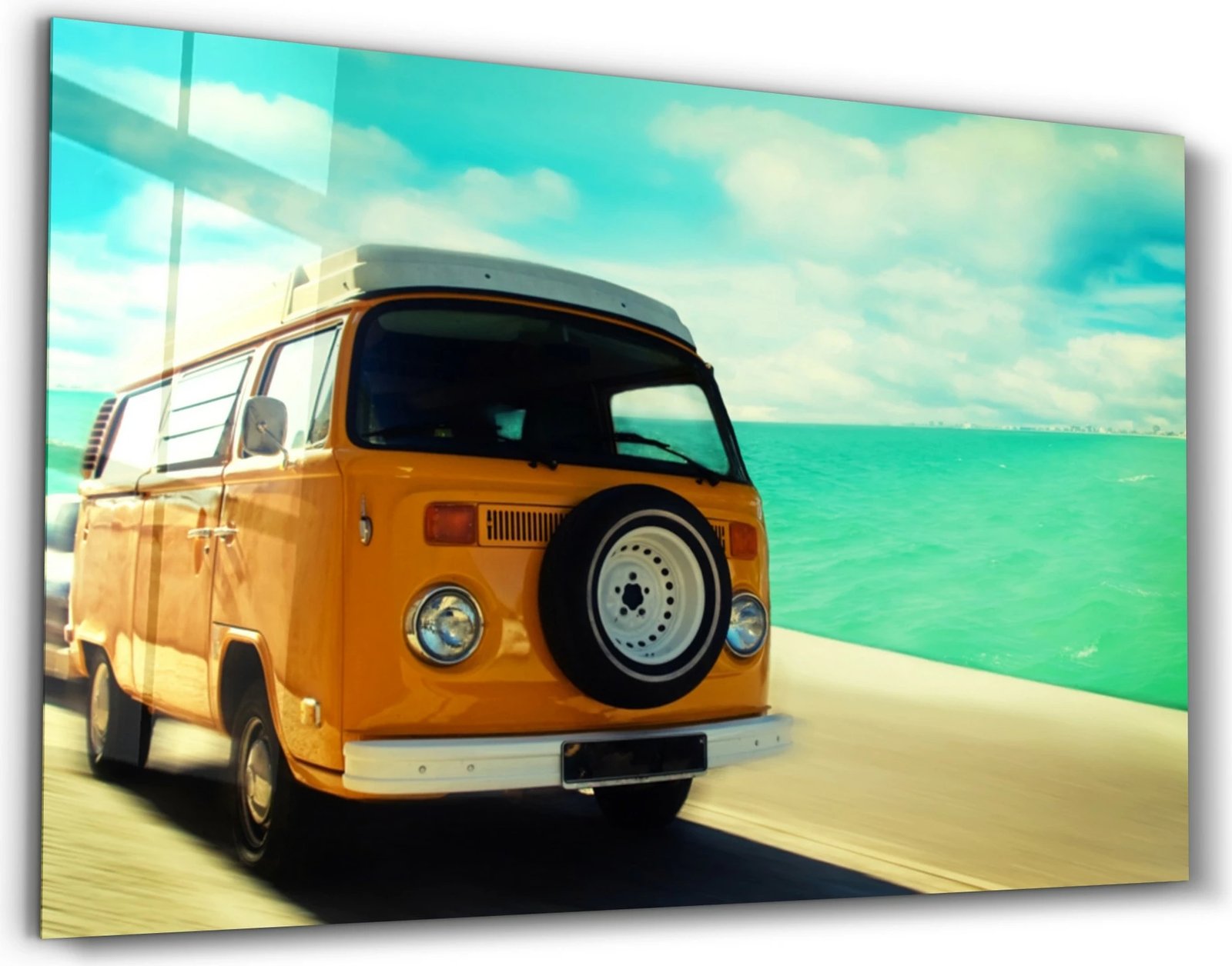 Pikturë dekorative prej xhami të temperuar Wallity, OGLS-1132, 46x72cm