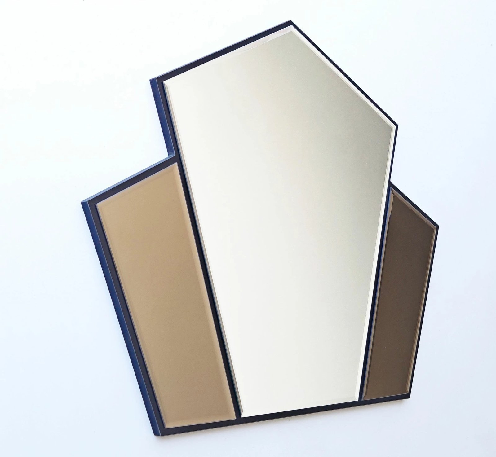 Pasqyrë dekorative Skye Decor, Selfish, ngjyrë argjendi dhe bronzi