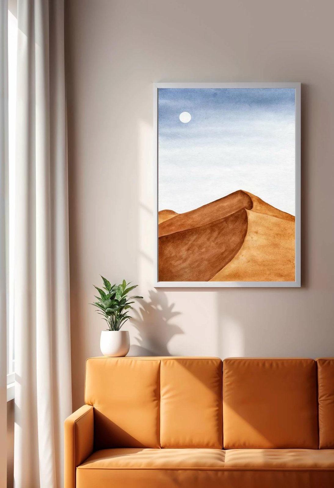 Pikturë dekorative me kornizë, MDF, shumëngjyrëshe, Wallity, Mp-00131, 40x50cm