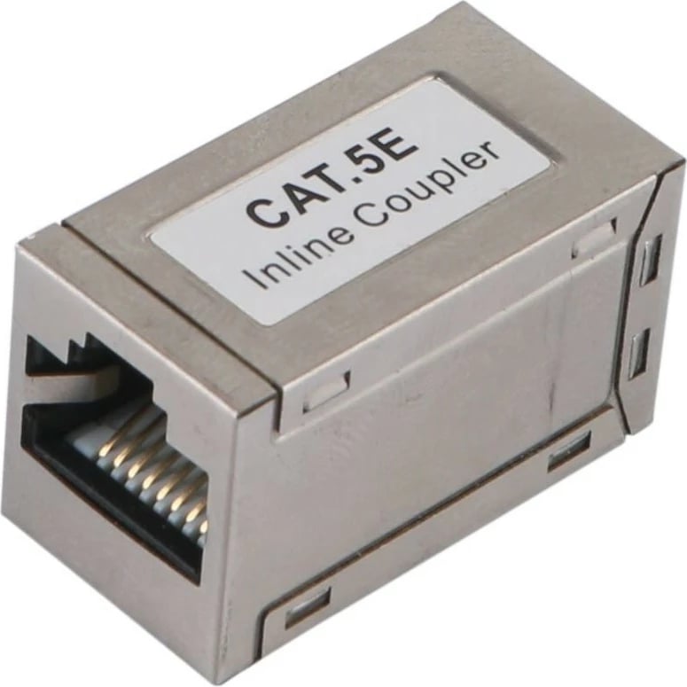 Adapter rrjeti Equip Cat5e, RJ-45 në RJ-45, i mbrojtur, argjendtë