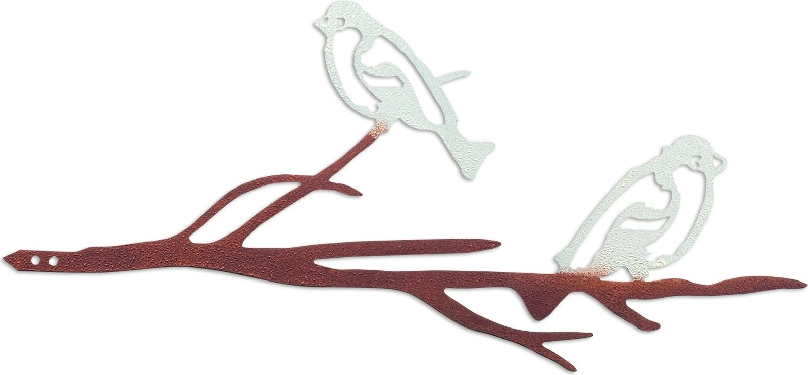 Objekt dekorativ për kopsht, dizajn Aberto, zog në degë, 28