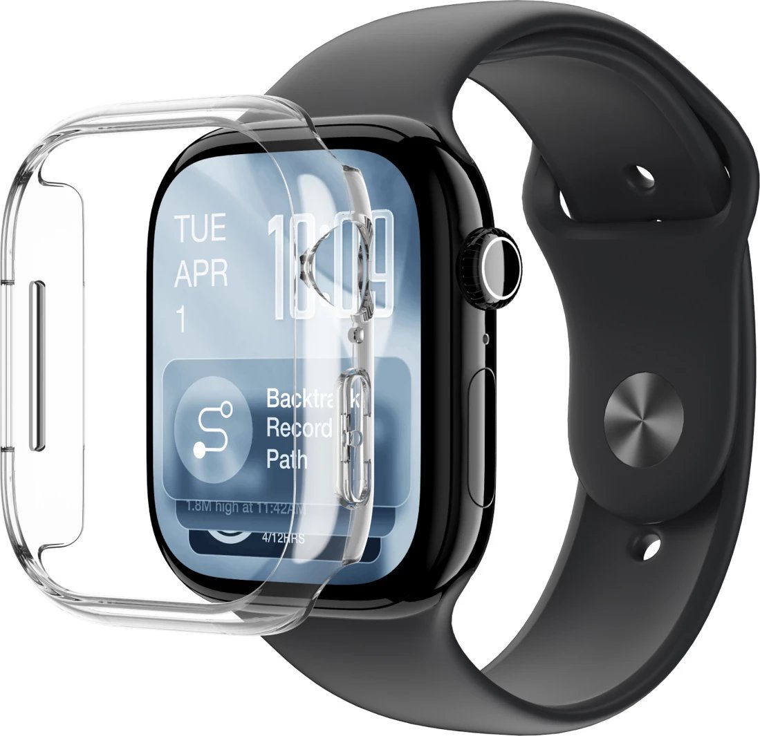 Mbështjellës për smartwatch, AmazingThing Minimal, për Apple Watch Series 11 46mm, transparent