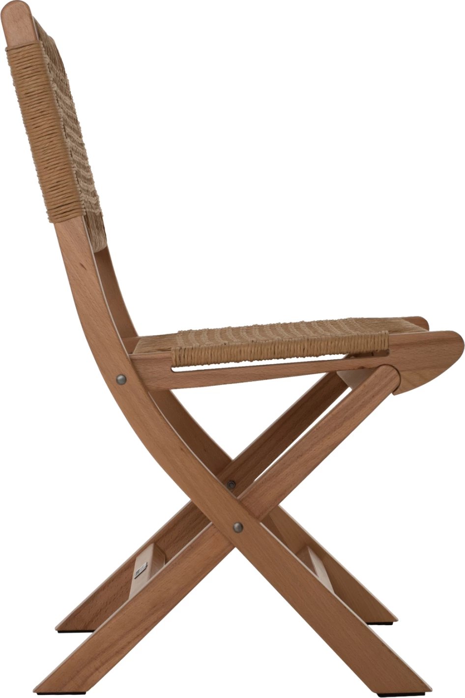 Karrige e palosshme prej druri ahu dhe litari natyral 47x58x84Hcm.FH9411.01