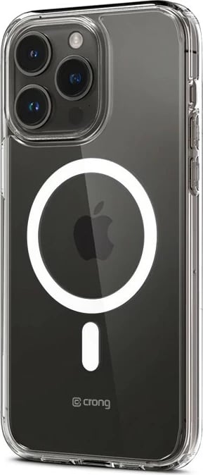 Mbështjellës CRONG Clear MAG Cover për iPhone 15 Pro Max, MagSafe, Transparent