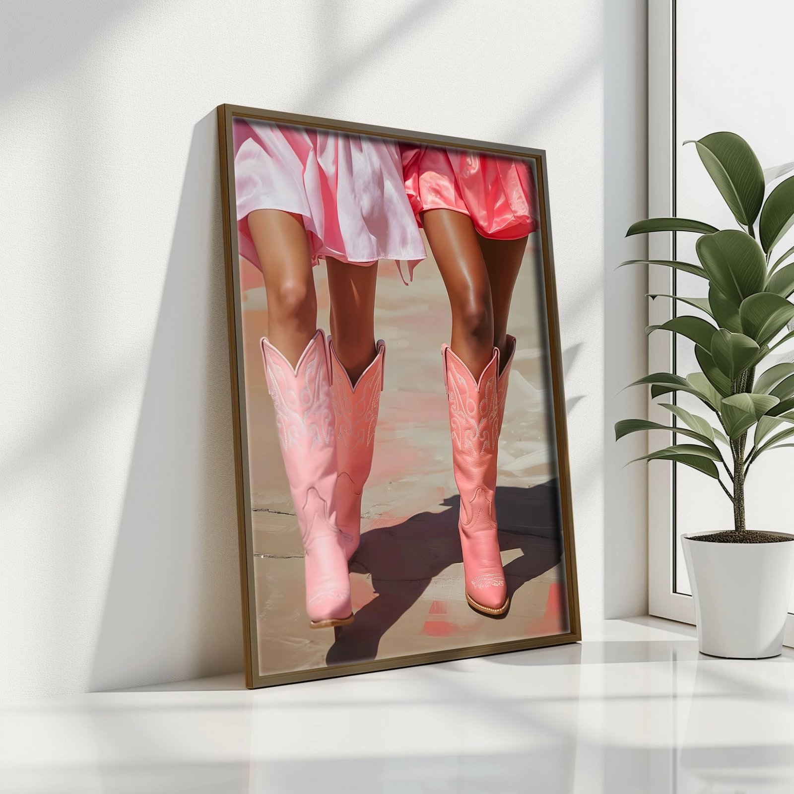 Pikturë dekorative me kornizë, MDF, shumëngjyrëshe, Wallity, GE082-L