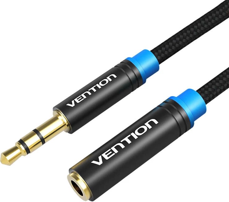Kabllo audio zgjatuese Vention VAB-B06-B150-M, 1.5m, e zezë