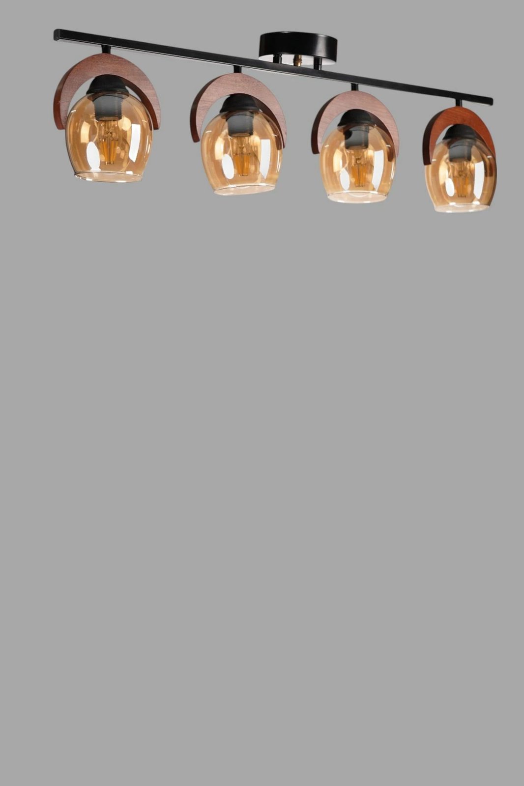 Llambë tavani Opviq, 9003-7, ngjyrë mjaltë, arre, e zezë