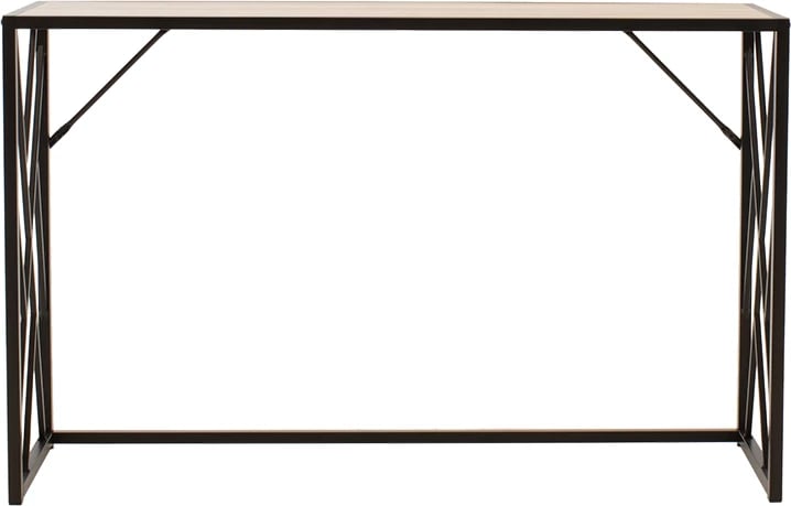 Konsol Ivy, ngjyrë arre - e zezë, 120x35x75cm