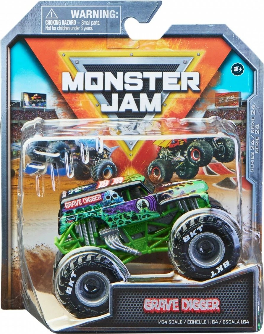 Lodër veturë Monster Jam Spin Master 1:64, metal dhe plastikë, ngjyra të përziera, 1 copë Lodër veturë Monster Jam Spin Master 1:64, metal dhe plastikë, ngjyra të përziera, 1 copë