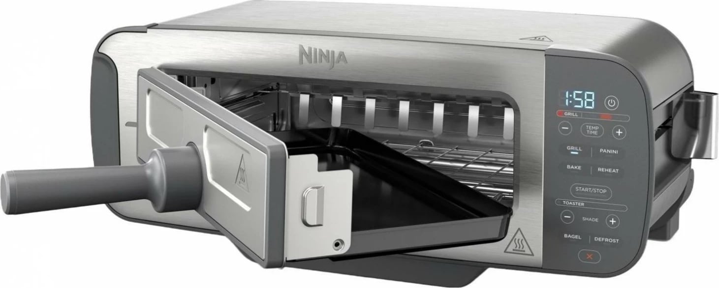 Toster Ninja ST202EU, 32L, inox, 1500W, argjendtë