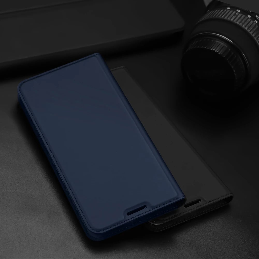 Mbështjellës Dux Ducis Skin Pro për Realme Narzo 50A, me kapak, i zi