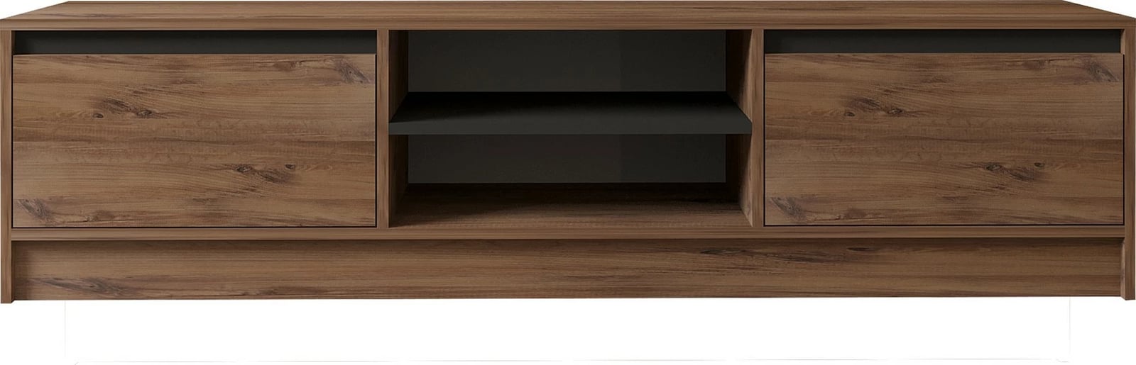 Set mobiljesh për dhomë dite, ngjyrë pishë Atlantike, antracit, Skye Decor