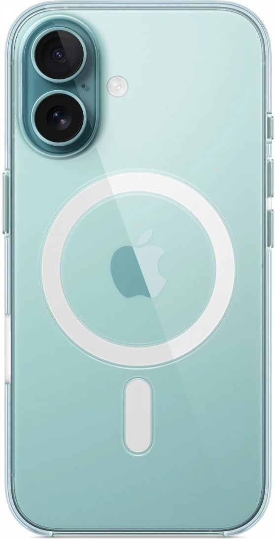 Mbështjellës Apple MagSafe për iPhone 16, Transparent