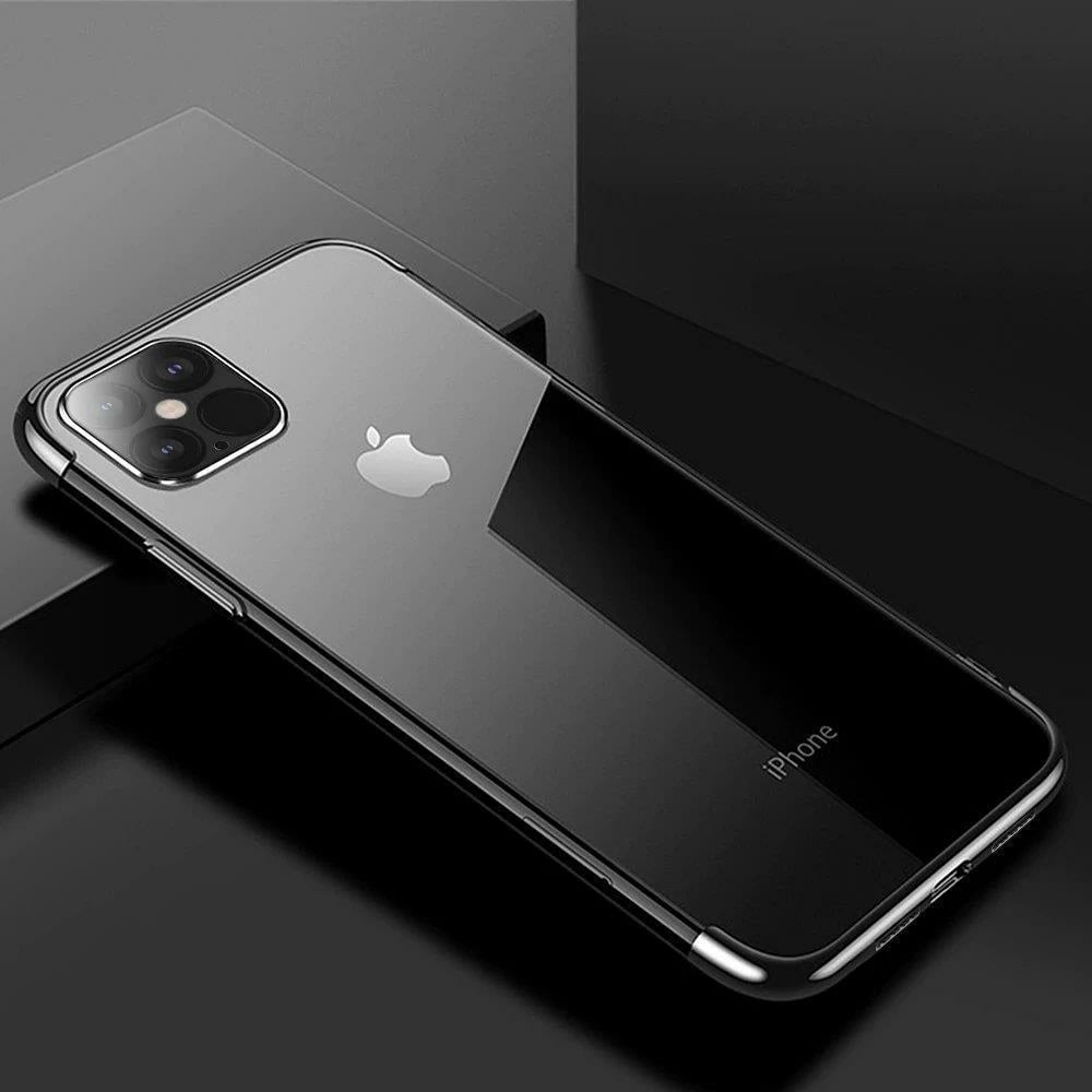 Mbështjellës Hurtel Clear Color 0.3mm për Samsung Galaxy A33 5G, TPU, i tejdukshëm me kornizë të zezë
