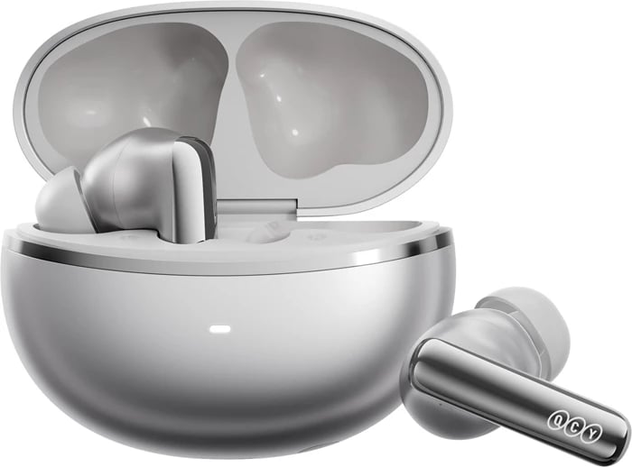 Kufje TWS QCY MeloBuds N70 HT18, ANC, LDAC, Bluetooth 6.0, deri 50h, karikim pa tel, USB-C, titanium-gold