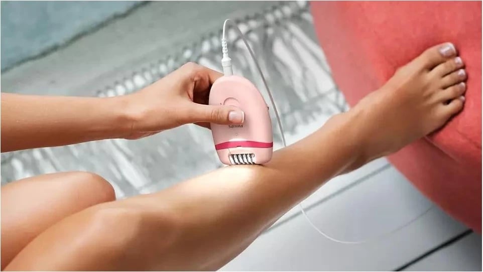 Depilator Philips Philips Satinelle Essential, rozë 