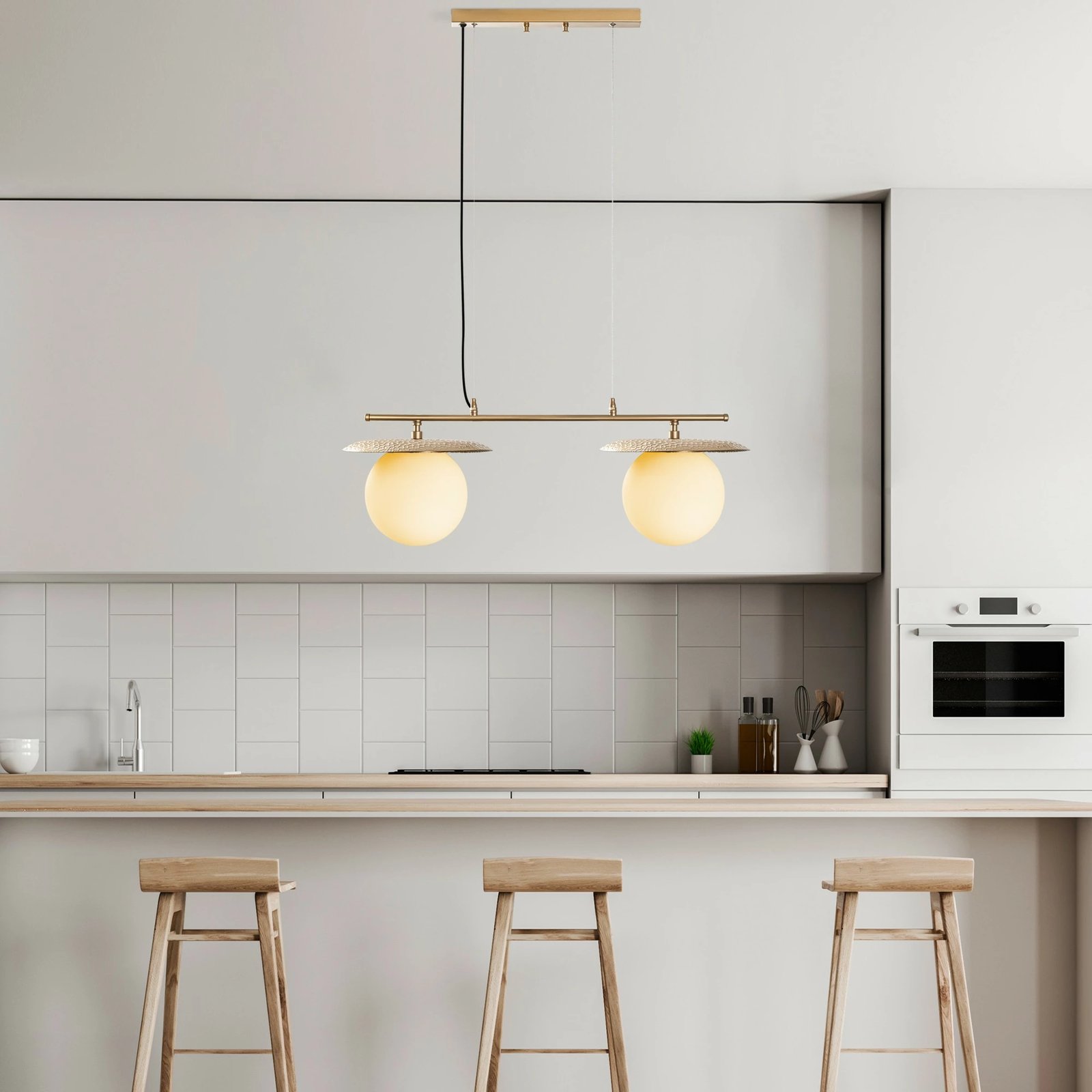 Llambë tavani Opviq, Anemon, ngjyrë ari, 13814