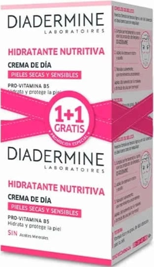 Krem dite hidratues ushqyes Diadermine set 2 copë 50ml