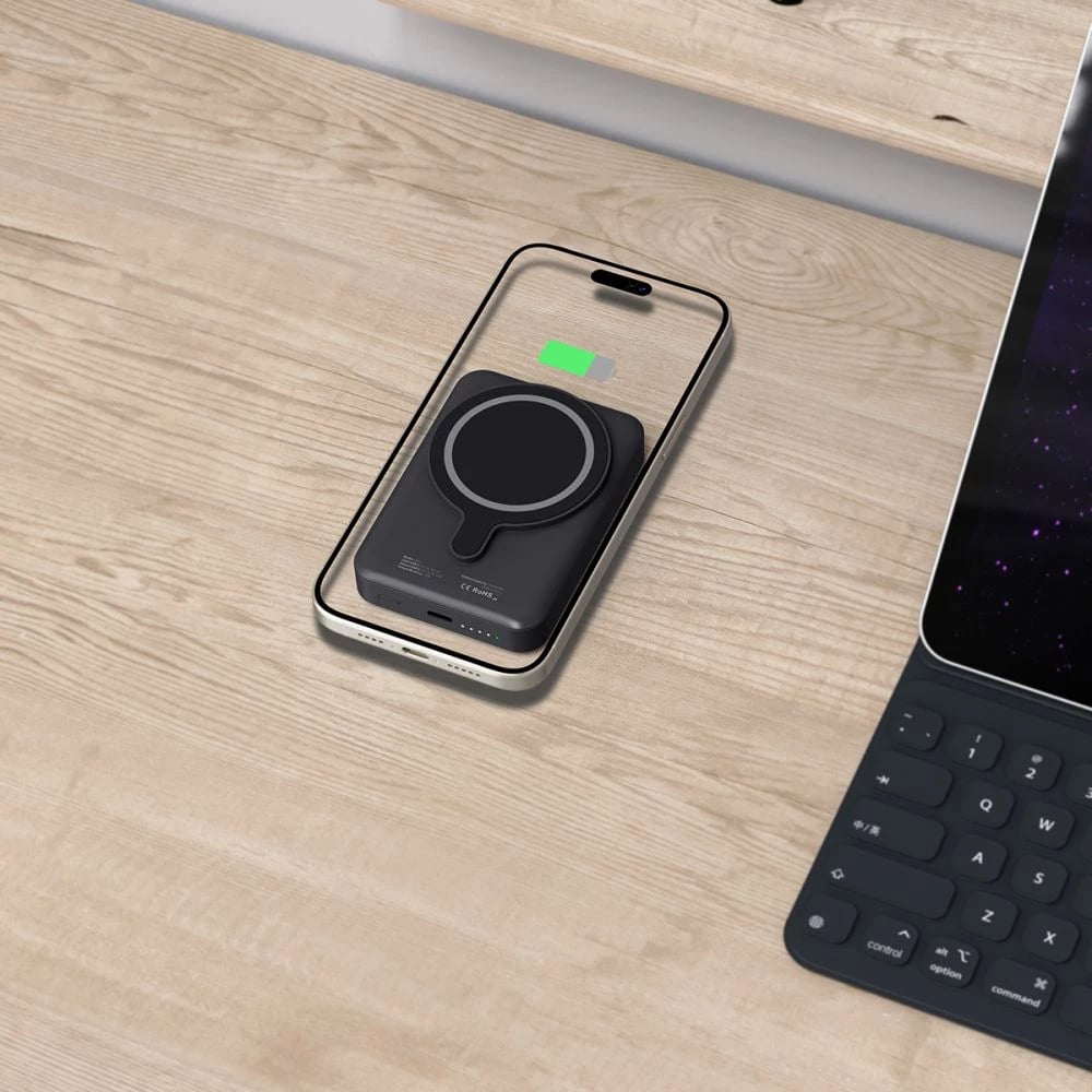 Powerbank Tech-Protect LifeMag PB11 10000mAh me MagSafe, 15W, USB-C, e zezë