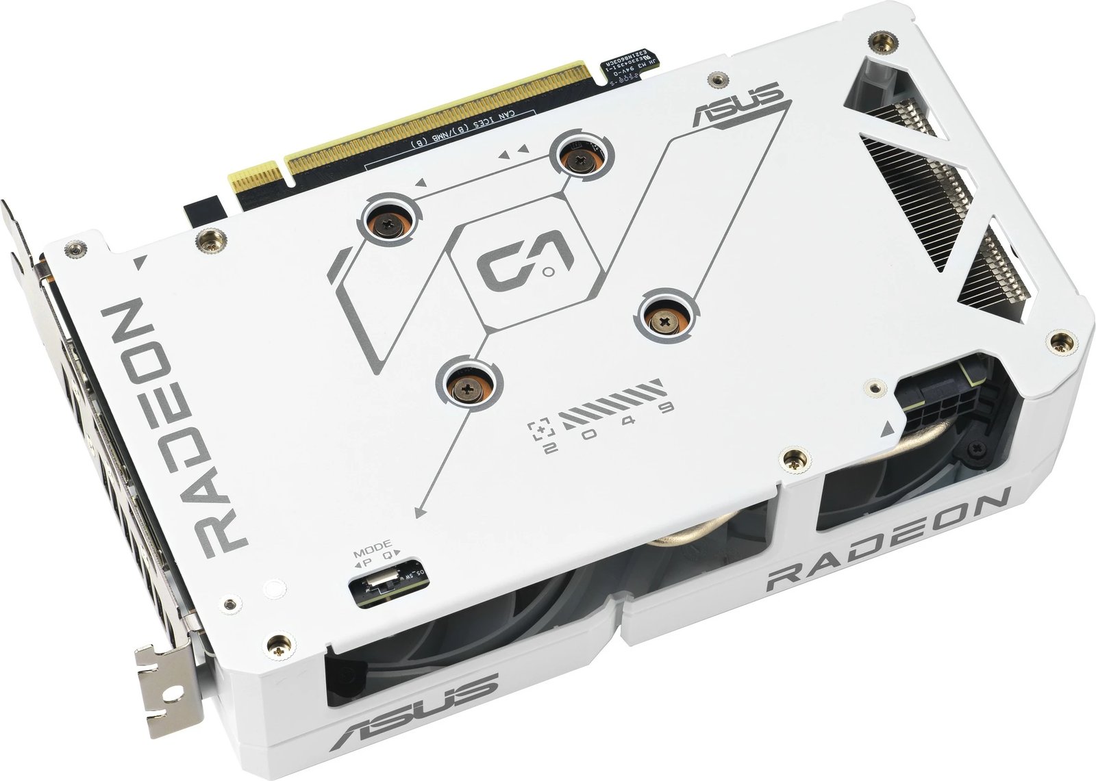 Kartelë grafike ASUS RX 9060 XT DUAL 16GB GDDR6 e bardhë