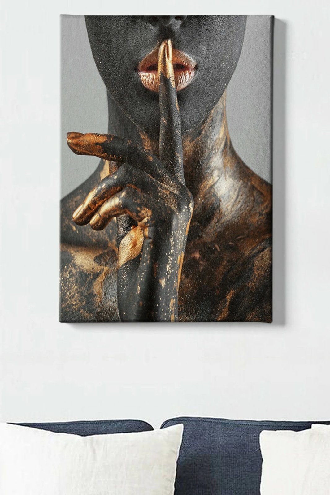 Pikturë dekorative në kanavacë, shumëngjyrëshe, 50x70cm, kornizë druri, Wallity Kanvas Tablo (83)