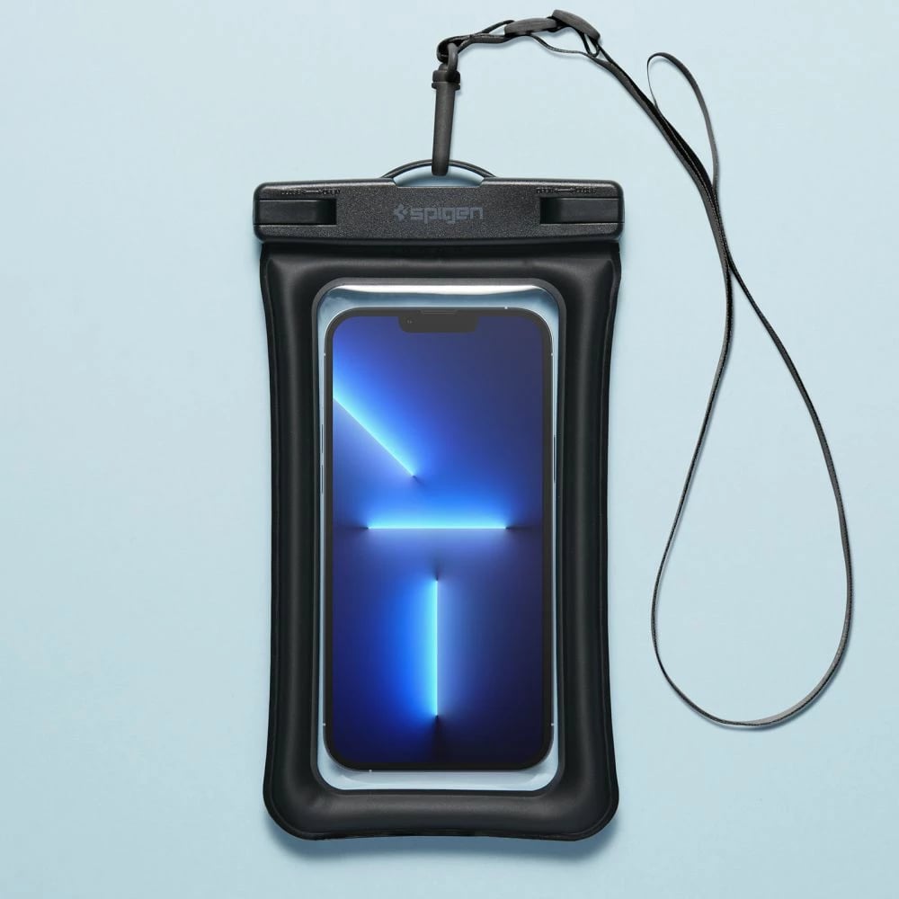 Mbështjellës Spigen Aqua Shield A610, për celular, IPX8, set 2 copë, i zi
