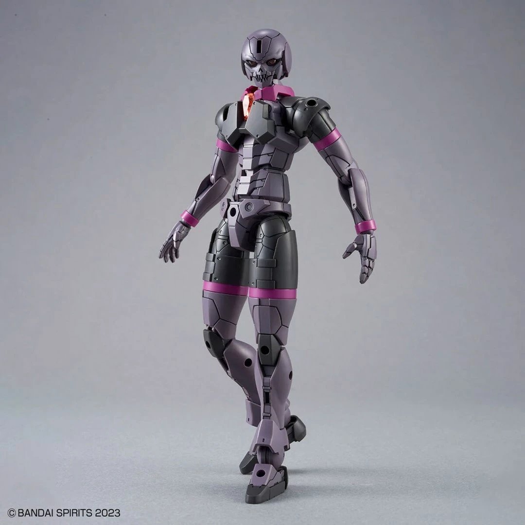 Figurë koleksionuese Bandai 30MF Rosan Knight, model ndërtimi, gri