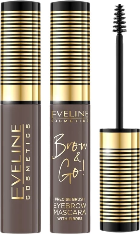 Mascara për vetulla Eveline Cosmetics Brow & Go! për femra 01 Light 6ml