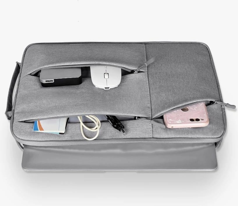 Mbështjellës laptopi Tech-Protect Pocket 13 inç, Gri e errët