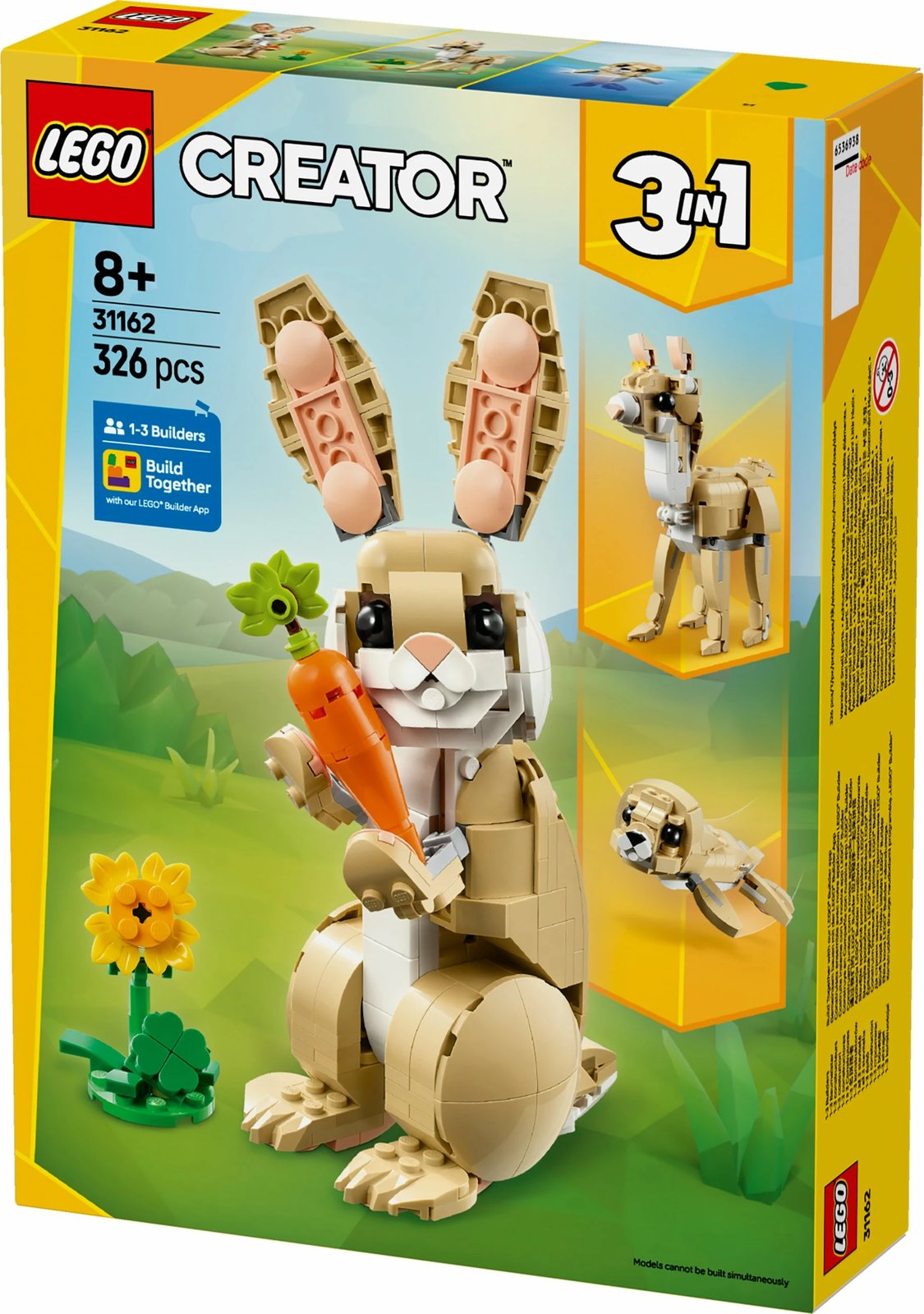 Set ndërtimi LEGO Creator Häschen 31162, shumëngjyrësh Set ndërtimi LEGO Creator Häschen 31162, shumëngjyrësh