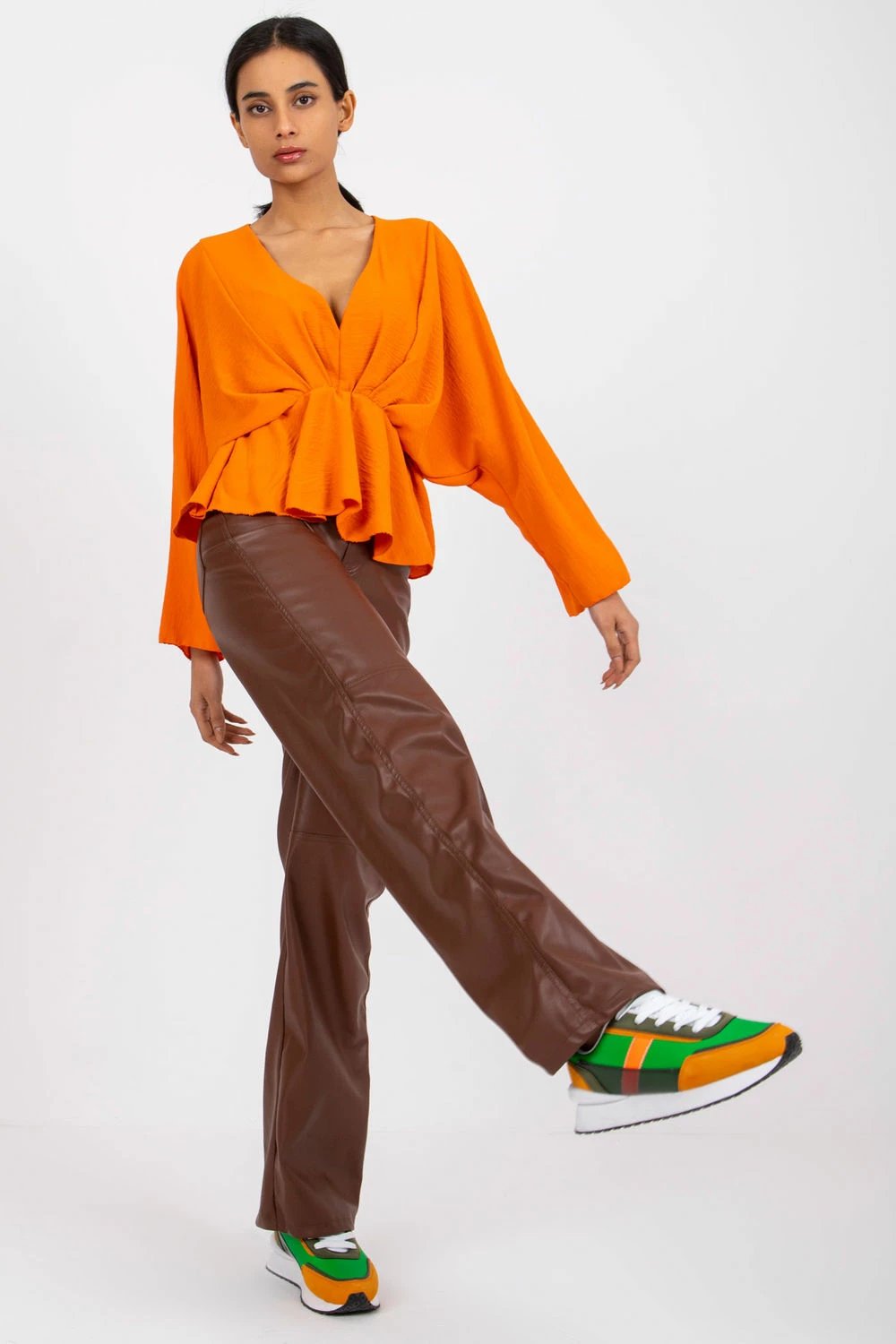Bluzë Italy Moda 162547, portokalli